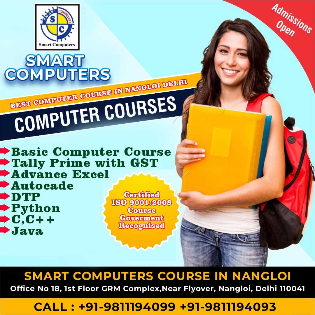 Advanced Diploma in Computer Applications in Nangloi, New Delhi.