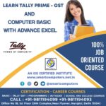 Learn Tally Prime - Gst and Computer Basic with Advance Excel.