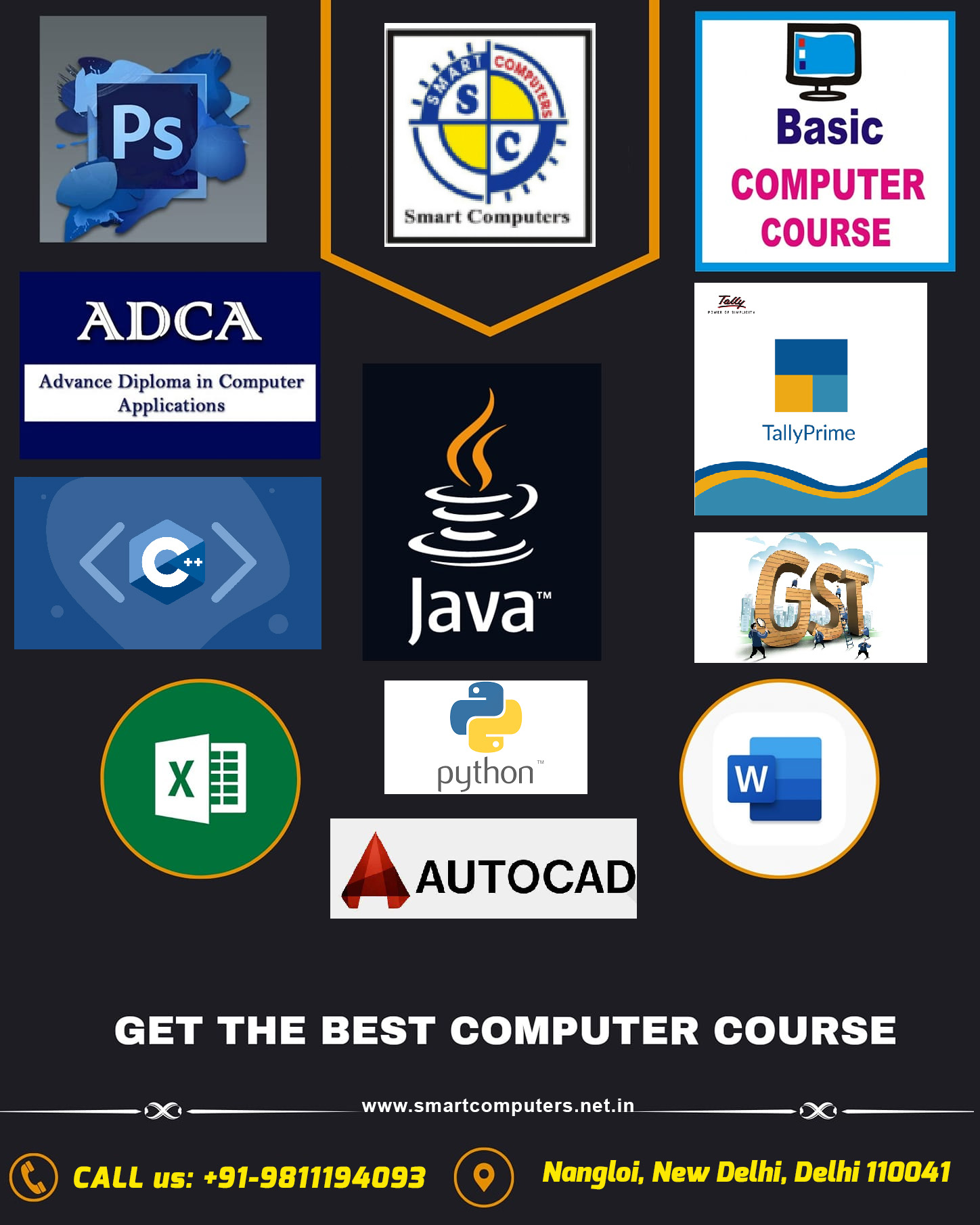 get the best computer course in nangloi delhi