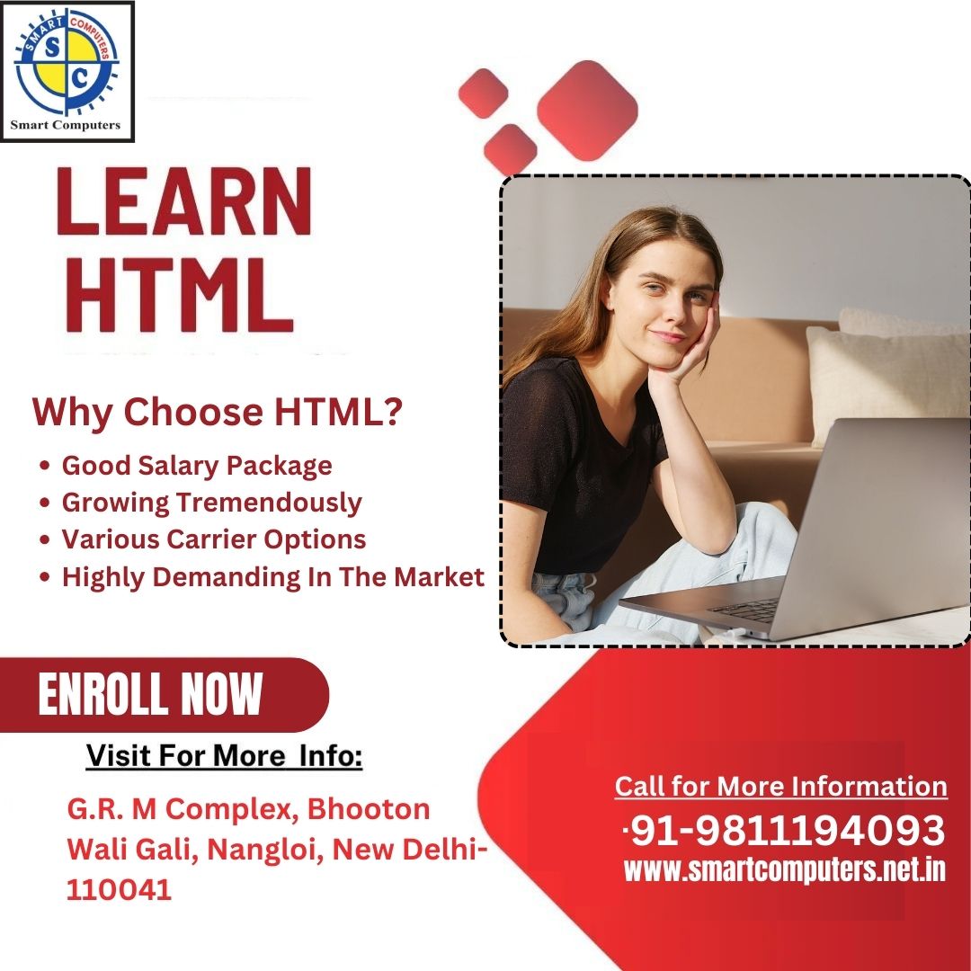 Learn HTML with Smart Computers Institute